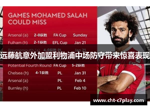 远藤航意外加盟利物浦中场防守带来惊喜表现